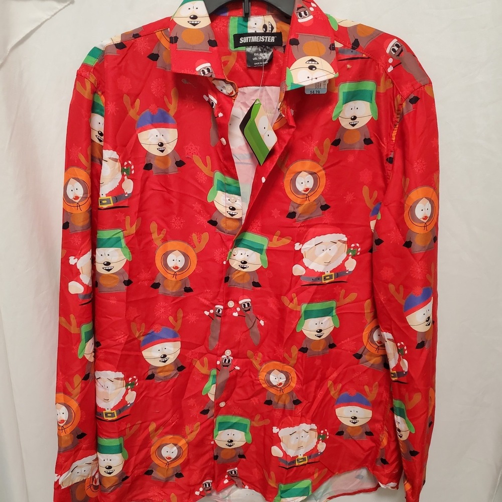 South Park Christmas Shirt Red Cartman Kenny Stan Hankey Kyle Suitmeister Ugly